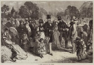 Una tarde de verano en los Jardines de Kew de Charles J. Staniland
